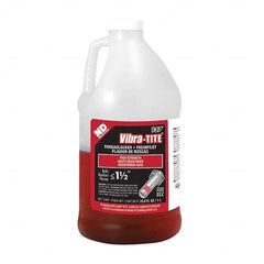 Vibra-Tite - 1 L Jug, Red, High Temp/High Strength Threadlocker - Apex Tool & Supply