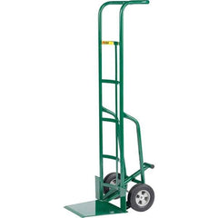 Little Giant - 800 Lb Capacity 60" OAH Hand Truck - Continuous Handle, Steel, Rubber Wheels - Apex Tool & Supply