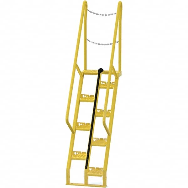 Vestil - 101-7/8" High 350 Lb Capacity 8 Step Alternating Tread Stair - Apex Tool & Supply
