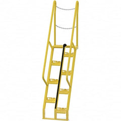 Vestil - 101-7/8" High 350 Lb Capacity 8 Step Alternating Tread Stair - Apex Tool & Supply