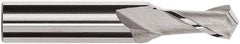 Magafor - 3mm Diam, 0.24" LOC, 2 Flute, 120° Point Angle, Solid Carbide Drill Mill - Bright Finish, 2" OAL, 0.157" Shank Diam - Apex Tool & Supply