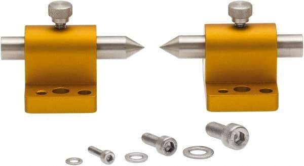 Renishaw - M4, M6, M8, 13mm Diam, CMM Center Support - Use with CMM Equator Fixtures, Includes Socket Head Cap Screw - Apex Tool & Supply