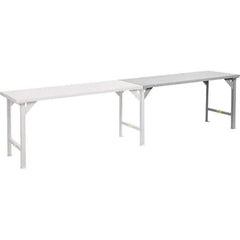 Little Giant - 60 Wide x 36" Deep x 36" High, Steel Production Table - Fixed Legs - Apex Tool & Supply