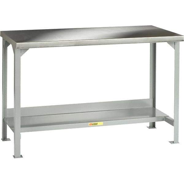 Little Giant - 48 Wide x 30" Deep x 36" High, Steel Workbench - Fixed Legs - Apex Tool & Supply
