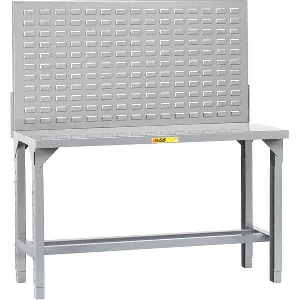 Little Giant - 72 Wide x 30" Deep x 65" High, Steel Workbench - Adjustable Height Legs - Apex Tool & Supply