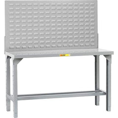 Little Giant - 60 Wide x 30" Deep x 65" High, Steel Workbench - Adjustable Height Legs - Apex Tool & Supply