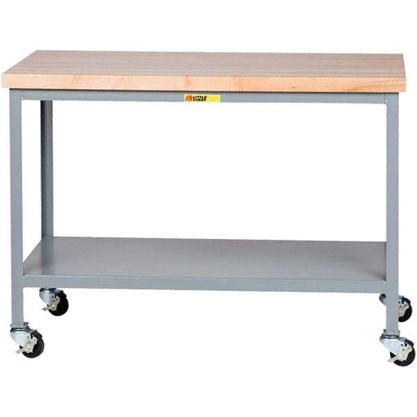 Little Giant - Mobile Work Benches Type: Butcher Block Top Length: 30 (Inch) - Apex Tool & Supply