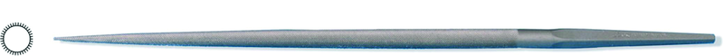 8" Round File, Cut 1 - Apex Tool & Supply