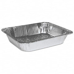 Boardwalk - Half Size Aluminum Steam Table Pan, Deep, 100/Carton - Apex Tool & Supply