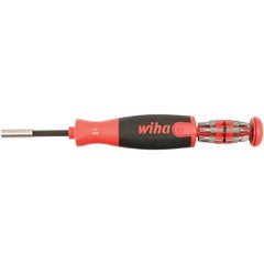 Wiha - 13 Piece, 1/4" Drive Screwdriver Bit Set - #1 & #2 Phillips, T20, T25 & T30 Torx, #1 & #2 Square Recess, #1 & #2 Slotted, Hex - Apex Tool & Supply