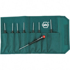 Wiha - 8 Piece Torx Screwdriver Set - Comes in Canvas Pouch - Apex Tool & Supply