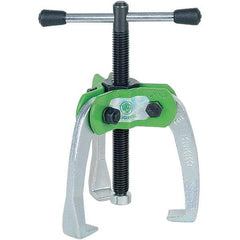 KUKKO - 3 Jaw, 1/4" to 2-3/8" Spread, 1-1/2 Ton Capacity, Jaw Puller - 2" Reach, For Bearings, Gears, Discs - Apex Tool & Supply