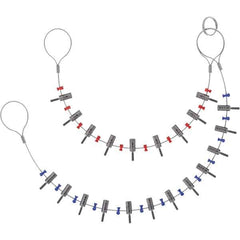 Value Collection - Screw Pitch Gages Threads per Inch Range: 3-3/8 - 85 Pitch Range (mm): 1.50-3.00 - Apex Tool & Supply