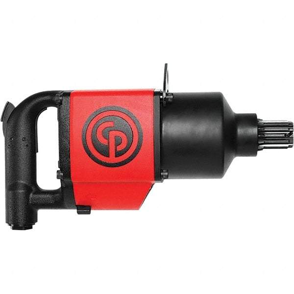 Chicago Pneumatic - #5 Spline Drive, 2,800 RPM, 5,900 Ft/Lb Torque Impact Wrench - D-Handle, 84.5 CFM, 90 psi, 1/2" NPT Inlet - Apex Tool & Supply