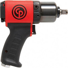 Chicago Pneumatic - 1/2" Drive, 11,500 RPM, 350 Ft/Lb Torque Impact Wrench - Pistol Grip Handle, 24.2 CFM, 90 psi, 1/4" NPT Inlet - Apex Tool & Supply