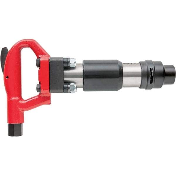 Chicago Pneumatic - 2,150 BPM, 2" Stoke Length, Pneumatic Chipping Hammer - 31 CFM, 7/8 NPT - Apex Tool & Supply