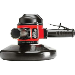 Chicago Pneumatic - 9" Wheel Diam, 8,500 RPM, Pneumatic Angle & Disc Grinder - 5/8-11 Spindle, 70 CFM, Side Exhaust - Apex Tool & Supply