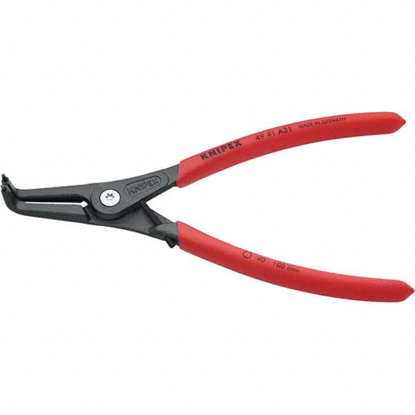 Knipex - Retaining Ring Pliers Type: External Ring Size: 1-37/64" - 3-15/16" - Apex Tool & Supply