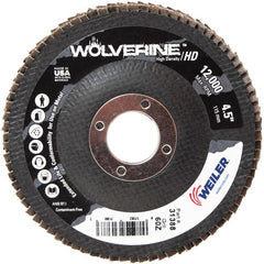 4 1/2″ - 7/8″ - 60 Grit - T29 Zirconium Wolverine Fast Cut Flap Disc - Apex Tool & Supply
