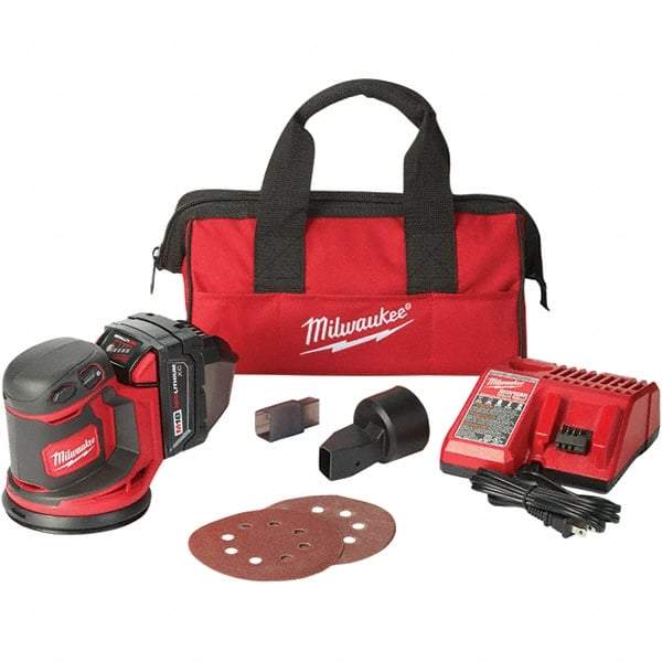 Milwaukee Tool - Electric Orbital Sanders Sander Type: Cordless Random Orbital Random Orbit: Yes - Apex Tool & Supply