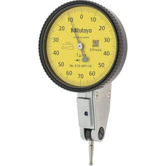 Mitutoyo - Dial Test Indicators Maximum Measurement (mm): 0.14 Dial Graduation (mm): 0.0010 - Apex Tool & Supply