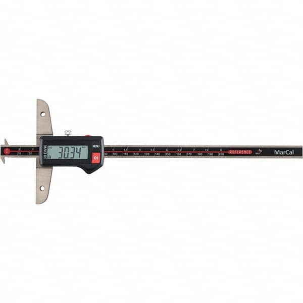 Mahr - Electronic Depth Gages Minimum Measurement (mm): 0.01 Minimum Measurement (Decimal Inch): 0.0000 - Apex Tool & Supply