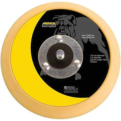 Mirka - 5" Diam Adhesive/PSA Disc Backing Pad - Medium Density, 12,000 RPM - Apex Tool & Supply