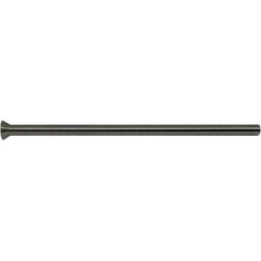 Gibraltar - 0.14" Pin Diam, 1/4" Head Diam x 0.1764" Head Height, 2-1/2" OAL, Conical Pin - High Speed Steel - Apex Tool & Supply