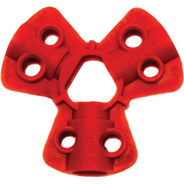 NMC - Plastic Pneumatic Fitting Lockout - 5/16" Max Shackle Diam - Apex Tool & Supply