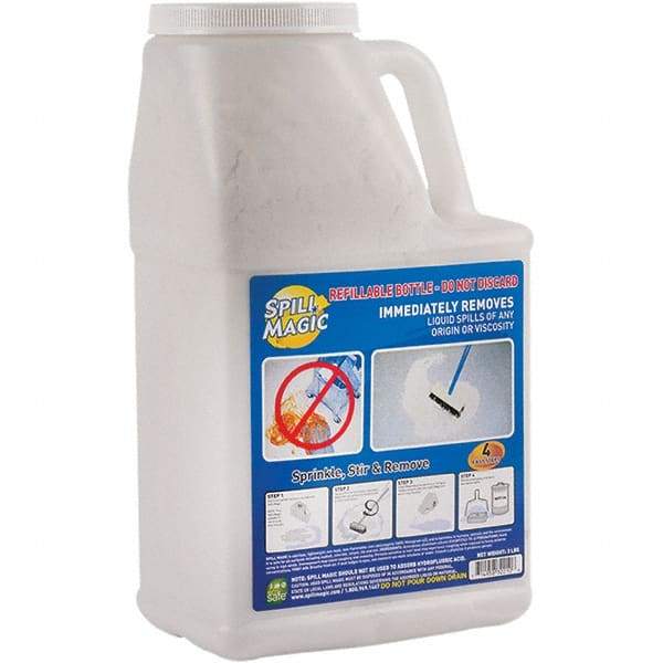 Spill Magic - 3 Lb Bottle Perlite Granular Absorbent - Spill Containment - Apex Tool & Supply