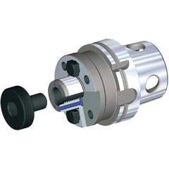 Kennametal - KM4X63 Modular Connection 1" Pilot Diam Shell Mill Holder - 2-1/4" Flange to Nose End Projection, 69.9mm Nose Diam - Exact Industrial Supply