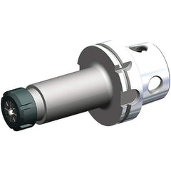 Kennametal - 0.5mm to 10mm Capacity, 100mm Projection, Modular Connection, ER16 Collet Chuck - 131.95mm OAL, 63mm Shank Diam - Exact Industrial Supply