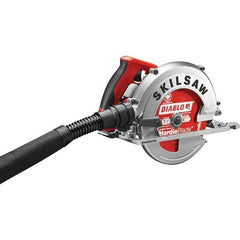 Skilsaw - 15 Amps, 7-1/4" Blade Diam, 5,300 RPM, Electric Circular Saw - 120 Volts, 10' Cord Length, 5/8" Arbor Hole, Left Blade - Apex Tool & Supply