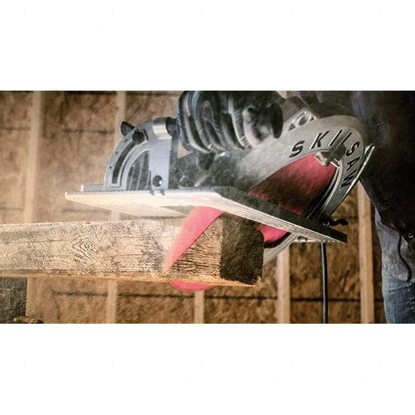 Skilsaw - 15 Amps, 16-5/16" Blade Diam, 2,500 RPM, Electric Circular Saw - 120 Volts, 10' Cord Length, 1" Arbor Hole, Left Blade - Apex Tool & Supply