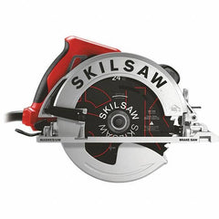 Skilsaw - 15 Amps, 7-1/4" Blade Diam, 5,300 RPM, Electric Circular Saw - 120 Volts, 10' Cord Length, 5/8" Arbor Hole, Left Blade - Apex Tool & Supply