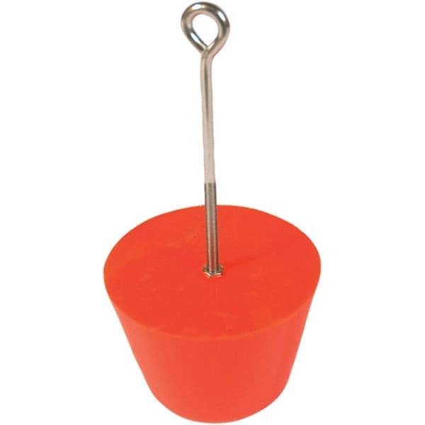 UltraTech - 7" Long x 6' Wide, Polyurethane Drain Plug - 6" Diam, Orange, Use for Spill Response - Apex Tool & Supply