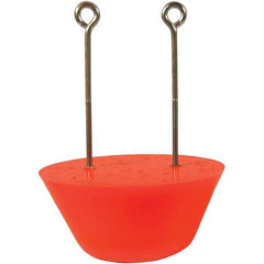 UltraTech - 1' Long x 1' Wide, Polyurethane Drain Plug - 10" Diam, Orange, Use for Spill Response - Apex Tool & Supply