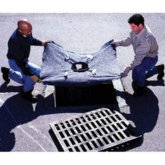 UltraTech - 4' Long x 3' Wide, Ultra X-TEX Drain Guard - Black, Use for Stormwater/Construction Compliance - Apex Tool & Supply