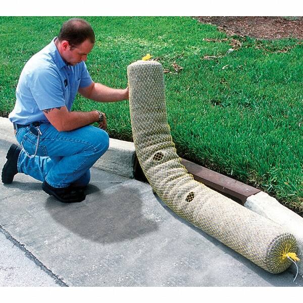UltraTech - 10' Long x 8' Wide, Polypropylene Grate Guard - 9" Diam, Black, Use for Stormwater/Construction Compliance - Apex Tool & Supply