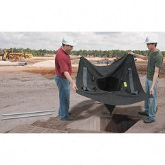 UltraTech - 5' Long x 5' Wide, Nonwoven Polypropylene Geotextile Drain Guard - Black, Use for Stormwater/Construction Compliance - Apex Tool & Supply