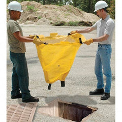 UltraTech - 3' Long x 2' Wide, Polypropylene Drain Guard - Yellow, Use for Stormwater/Construction Compliance - Apex Tool & Supply