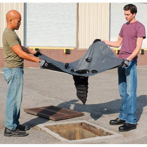 UltraTech - 4' Long x 3' Wide, Nonwoven Polypropylene Geotextile/PVC Drain Guard - Black, Use for Stormwater/Construction Compliance - Apex Tool & Supply