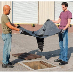 UltraTech - 4' Long x 3' Wide, Nonwoven Polypropylene Geotextile/PVC Drain Guard - Black, Use for Stormwater/Construction Compliance - Apex Tool & Supply