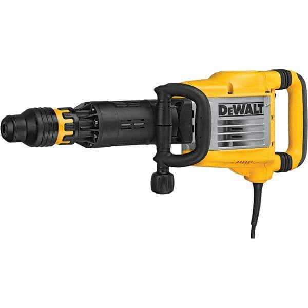 DeWALT - 1,620 BPM, 13.4" Stroke Length, Electric Demolition Hammer - 15 Amps, 1-3/4 NPT - Apex Tool & Supply
