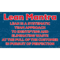 NMC - Banners Message Type: Safety Reinforcement & Motivational Legend: Lean Mantra - Apex Tool & Supply