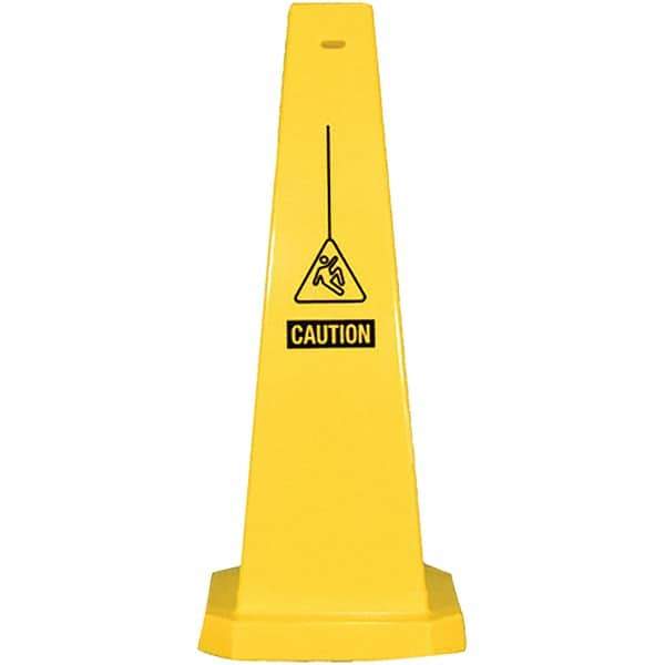 PRO-SAFE - Cone & A Frame Floor Signs Shape: Cone Type: Restroom, Janitorial & Housekeeping - Apex Tool & Supply
