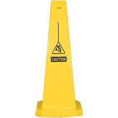 PRO-SAFE - Cone & A Frame Floor Signs Shape: Cone Type: Restroom, Janitorial & Housekeeping - Apex Tool & Supply