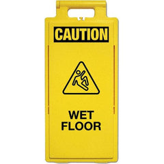 PRO-SAFE - Cone & A Frame Floor Signs Shape: A-Frame Type: Restroom, Janitorial & Housekeeping - Apex Tool & Supply