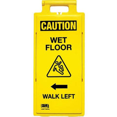 PRO-SAFE - Cone & A Frame Floor Signs Shape: A-Frame Type: Restroom, Janitorial & Housekeeping - Apex Tool & Supply