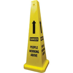 PRO-SAFE - Cone & A Frame Floor Signs Shape: Cone Type: Restroom, Janitorial & Housekeeping - Apex Tool & Supply